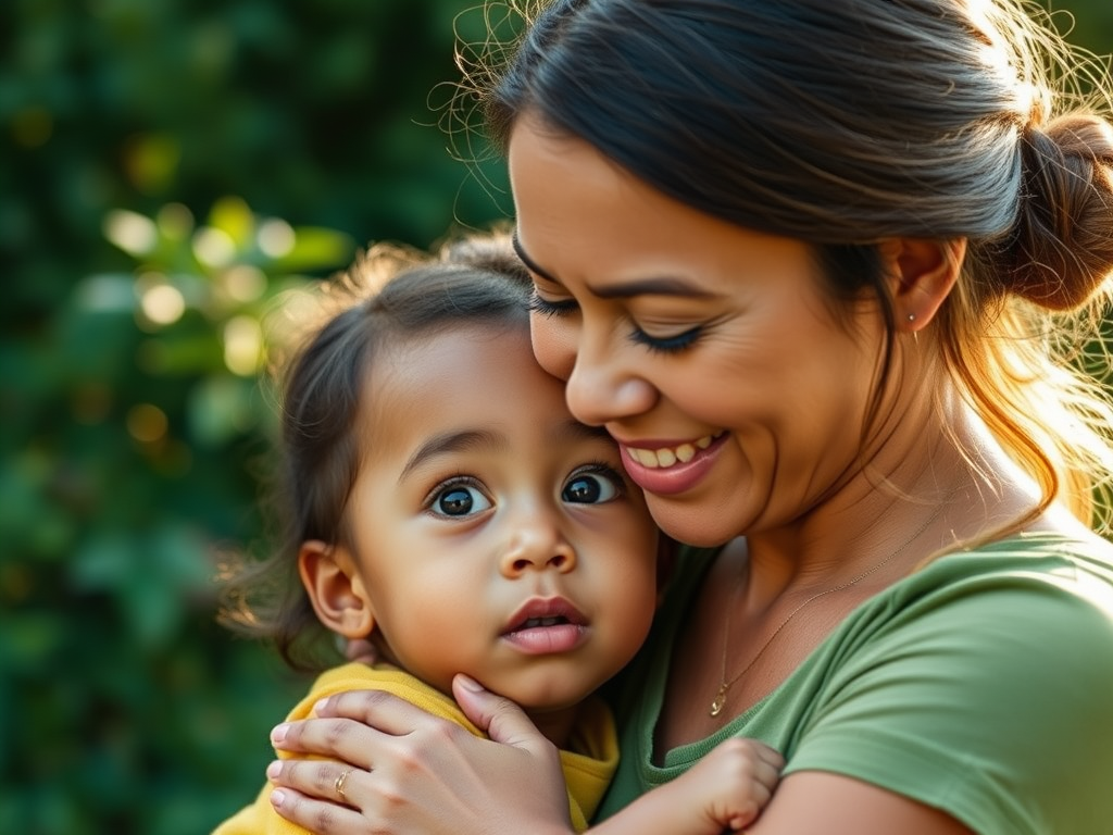 Mutter und Kind, Liebe, Vertrauen